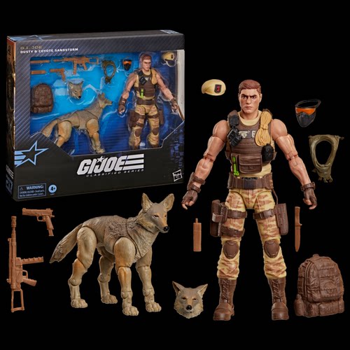 【定金】Hasbro孩之宝 6寸 绝密 特种部队 达斯提与郊狼沙暴