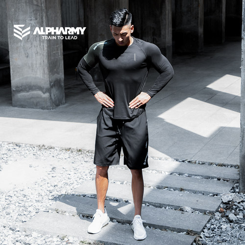alpharmy男宽松吸湿排汗速干衣