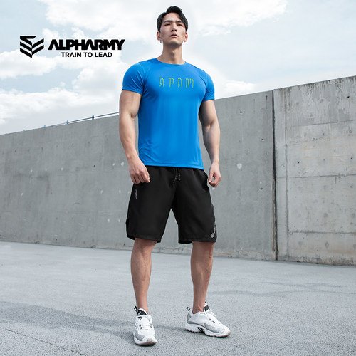 Alpharmy速干短袖健身运动跑步
