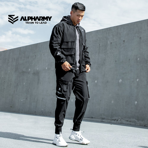alpharmy运动夹克宽松潮流工装服