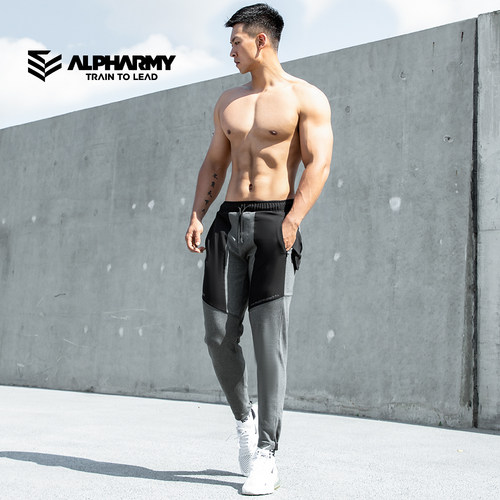 alpharmy运动裤男宽松户外运动