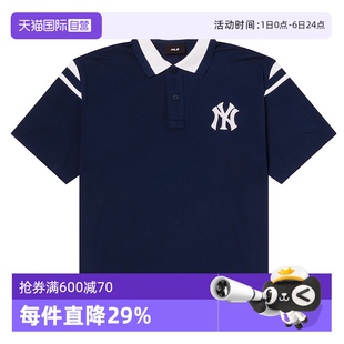 POLO衫 自营 MLB新款 男女舒适透气简约运动服户外休闲跑步短袖