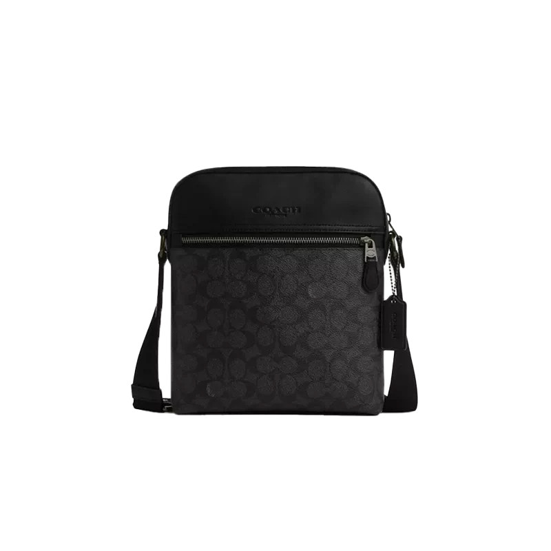 【自营】COACH/蔻驰男士包 Houston新款商务方块包单肩斜挎斜挎包