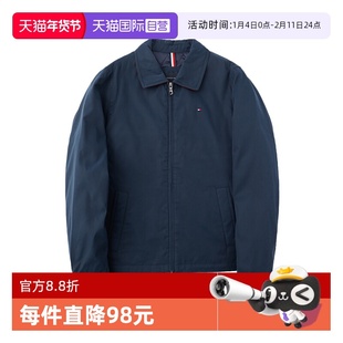 【自营】TOMMY HILFIGER男士休闲翻领夹克春秋季新款简约百搭上衣