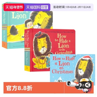 【自营】How To Hide A Lion 如何把狮子藏起来系列3册 畅销故事绘本 亲子读物 英语早教启蒙 英文原版进口儿童图书