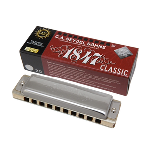 【自营】SEYDEL德国进口赛德口琴十孔蓝调木格口琴1847 CLASSIC