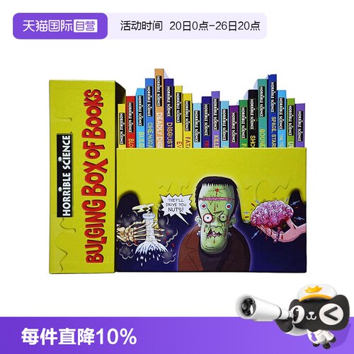 【自营】可怕的科学 Horrible Science 糟糕的科学英文原版小说 20册盒装 中小学生课外英语科普百科故事读物 可怕的历史同系列