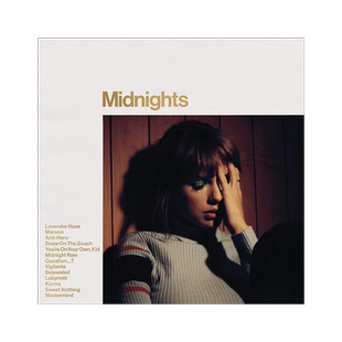 【自营】原装 泰勒斯威夫特专辑 午夜Midnights 桃木版 CD唱片