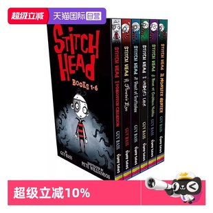 Book 自营 Head Boxed 儿童冒险桥梁章节书 英文原版 6册盒装 预售 小学生课外阅读儿童读物 Stitch Set