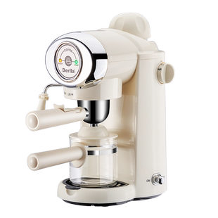 【自营】德国Derlla全半自动咖啡机小型家用意式滴漏磨豆一体奶泡