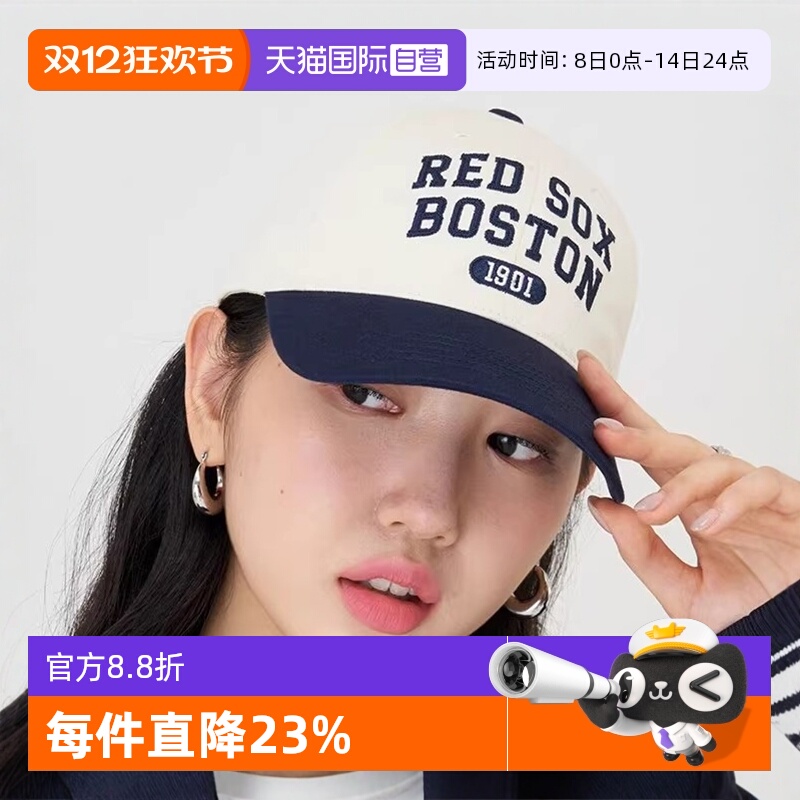 MLB男女学院风新款棒球帽鸭舌帽