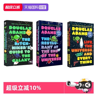 银河系漫游指南三部曲 科幻幽默小说 银河系搭车客指南 Guide 自营 英文原版 Ultimate The Galaxy Hitchhiker the