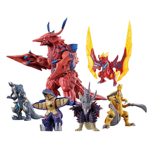 【自营】万代亚刻奥特怪兽软胶模型巴赞甲进阶怪兽迪格洛斯吉瓦斯