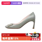 自营 Roger Vivier罗杰维维亚 Trompette 漆皮方头细跟高跟鞋