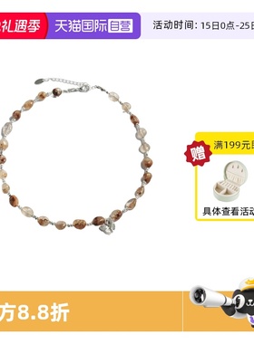 【自营】VITARING蝴蝶结项链女碎银子锁骨链小众设计颈链首饰