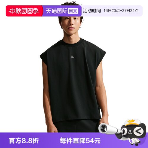 【自营】NIKE耐克男篮球运动休闲无袖透气T恤背心 IF2564-010