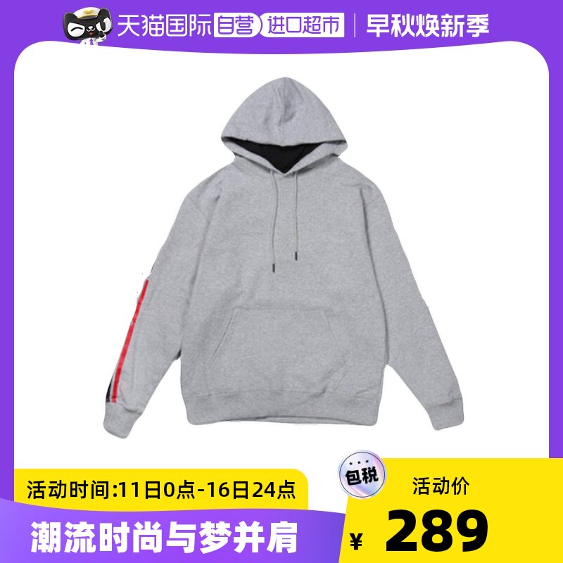 【自营】CHAMPION冠军连帽卫衣灰色白色定制加绒卫衣圆领外套套头