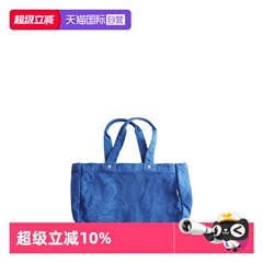 【自营】日本手作VDLC 仓敷帆布包女包手提包正品手工方包藏青色