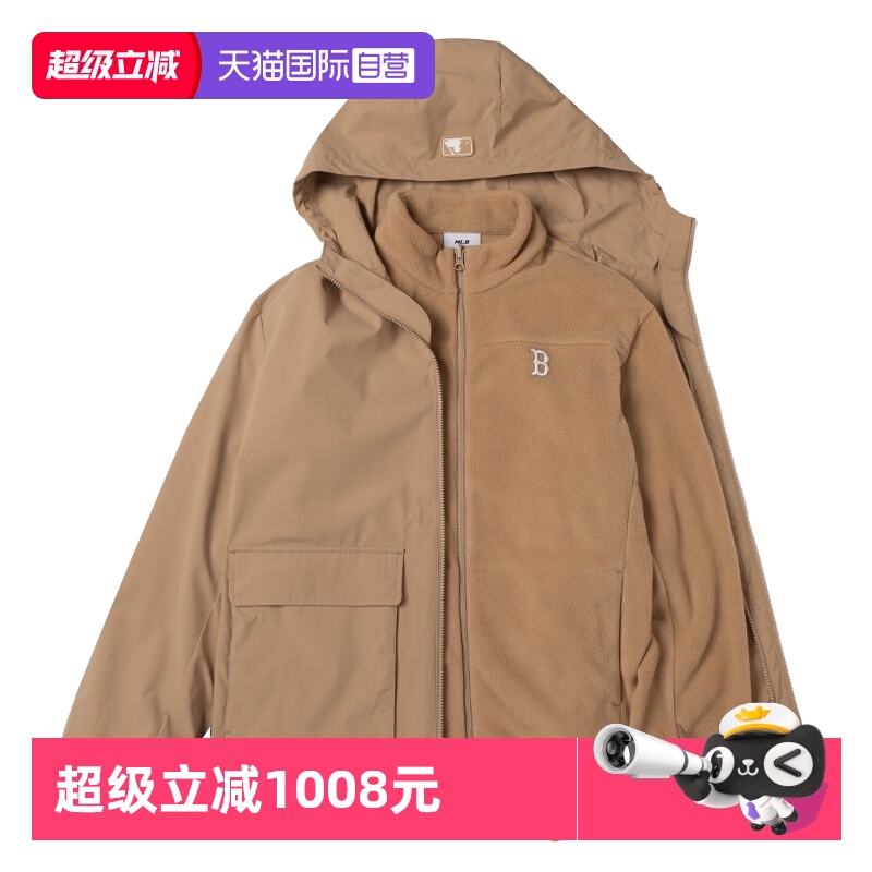 MLB男女装新款复古梭织休闲夹克