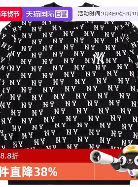 【自营】MLB复古老花卫衣男女装运动服情侣NY套头衫上衣3AMTM0241