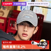 MLB情侣学院风复古牛仔棒球帽男女鸭舌帽25春新款 自营 CPD03