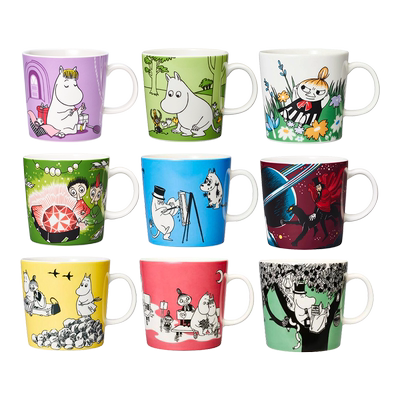 arabia北欧姆明系列马克杯水杯