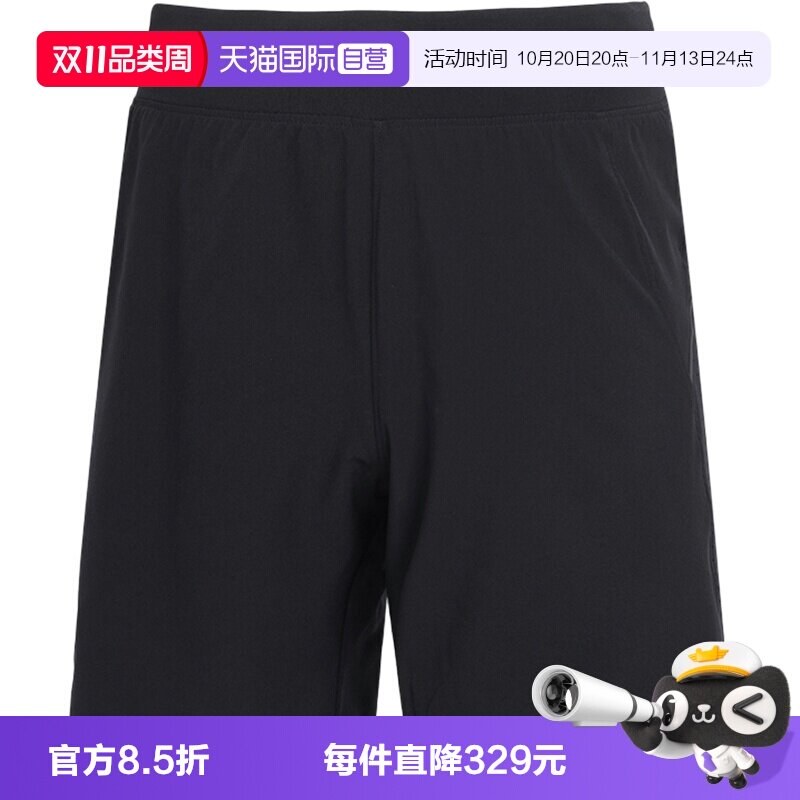 【自营】UA安德玛梭织短裤男子跑步服修身版型健身训练简约运动裤