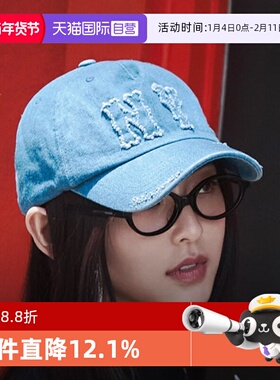 【自营】MLB男女情侣大LOGO遮阳帽软顶运动牛仔棒球帽春季新CPDS2