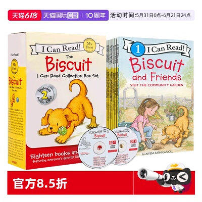 【自营】原版进口I Can Read biscuit小饼干狗29册系列My First biscuit儿童英语启蒙画册分级阅读幼儿用书 课外读物早教绘本书