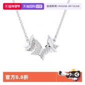 蝴蝶造型项链锁骨链玫瑰镀金 施华洛世奇LILIA 自营 Swarovski