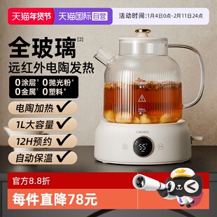 【自营】OIDIRE养生壶全玻璃纯办公室小型煮茶壶2025新款烧水壶