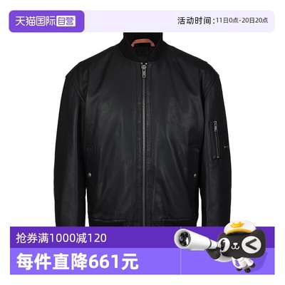 HugoBoss男士上衣外套百搭皮衣