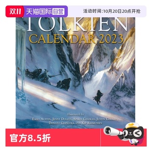 Calendar 2023托尔金官方挂历 自营 惊人画作 Tolkien 12幅新一代艺术家 2023年版