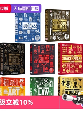 【自营】DK人类的思想百科丛书 人文社会科学10册套装 英文原版 学科科普全彩铜版纸精装 Big Ideas Simply Explained