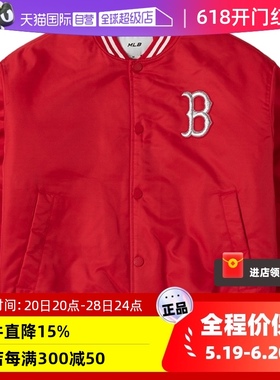 【自营】MLB夹克男女装龙年新款红色运动服休闲宽松夹克3AJPQ0141
