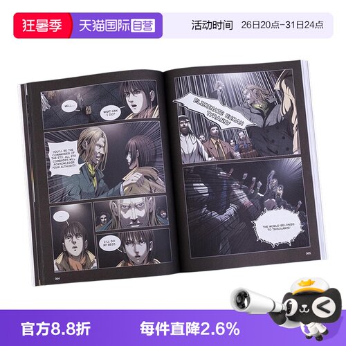 现货三体漫画小说集英文原版