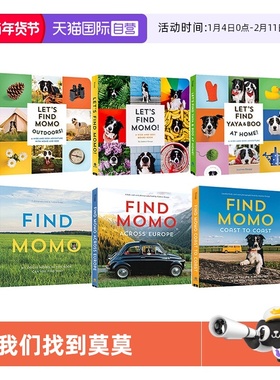 【自营】预售 英文原版  Let'S Find Momo 让我们找到莫莫 狗狗摄影书 儿童互动游戏学习书 幼儿科普百科绘本 早教 Andrew Knapp