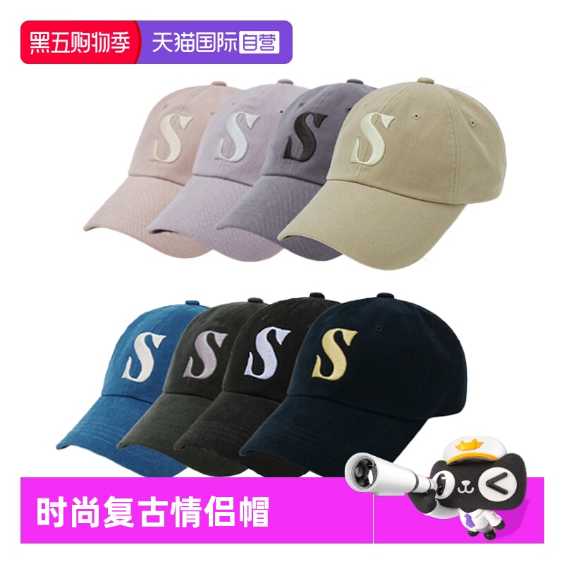 【自营】SATUR ARCHIVE2025新款情侣潮流复古休闲棒球帽女鸭舌帽