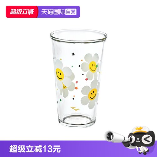 【自营】Glasslock&wigglewiggle联名款高颜值玻璃水杯咖啡杯新款