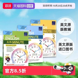 English the 自营 Learning 6年级 英文原版 幼儿园 Math SAP Workbook新加坡学习系列 Minute 学练结合教辅 数学英语轻松练