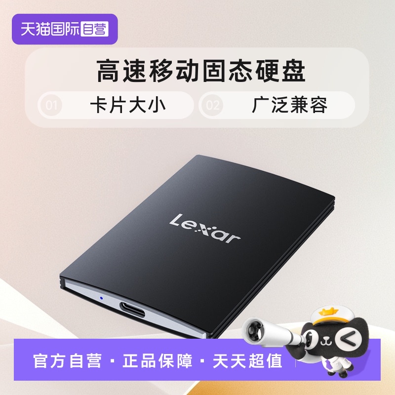 自营雷克沙sl500移动固态硬盘