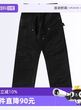 【自营】carhartt卡哈特B01伐木裤未脱浆宽松直筒工装裤双膝长裤