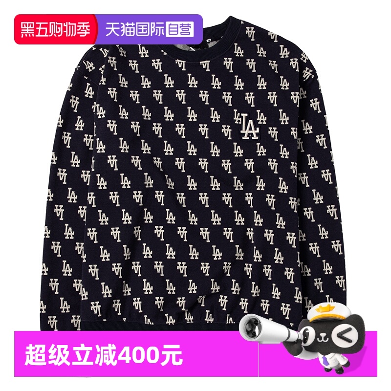 【自营】MLB圆领卫衣男女装老花系列 (MONOGRAM)卫衣3AMTM0334