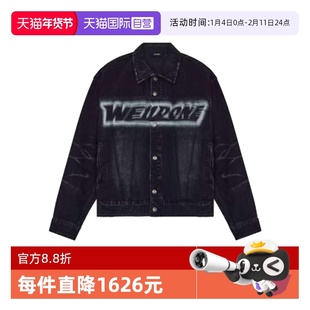 【自营】we 11 done男款字母徽标印花棉质牛仔外套