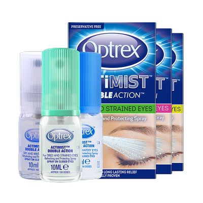 【自营】Optrex爱滴氏眼部润眼喷雾缓解护眼睛干涩疲劳儿童眼药水