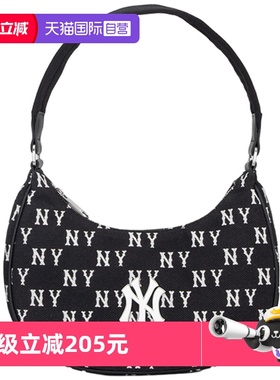 【自营】MLB挎包男女同款运动单肩包经典老花休闲腋下包3ABQS014N