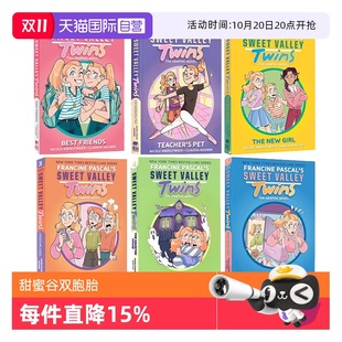 Sweet Girl Valley Twins 儿童课外阅读故事书 女孩 全彩漫画绘本 甜蜜谷双胞胎 New The 新来 英文原版 自营