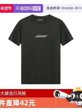【自营】Emporio Armani阿玛尼 男士圆领短袖T恤 6K1T62 1JUVZ