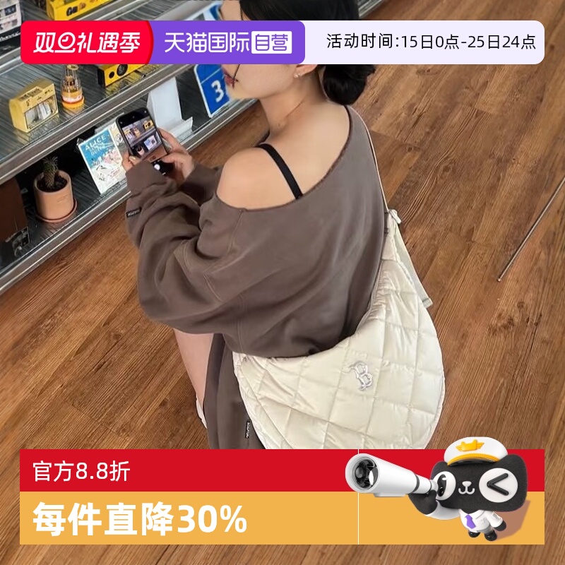 MLB单肩斜挎包腋下包简约挎包