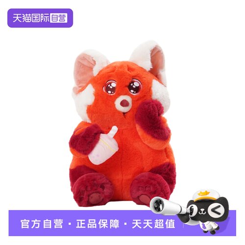 迪士尼红熊猫美美毛绒公仔玩偶